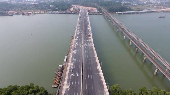 中建四局助力惠州市跨東江大橋建成通車