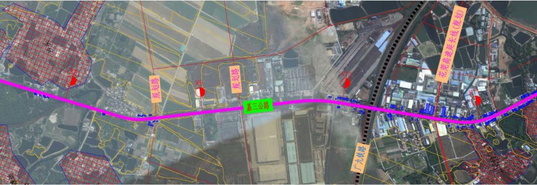 荔三公路擴(kuò)建線路2荔三公路擴(kuò)建線路3